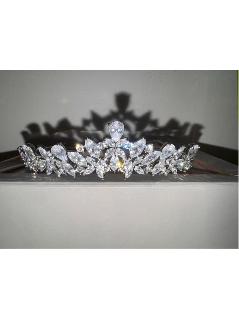 Believe by Brilliance Silver Cubic Zirconia Tiara crown